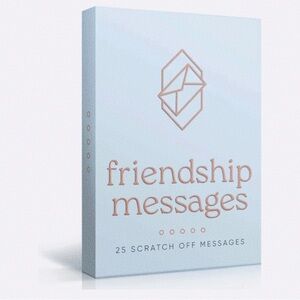 Friendship Gift for Your Best Friend 25 PreWritten Scratch Off Messages Gift NIP